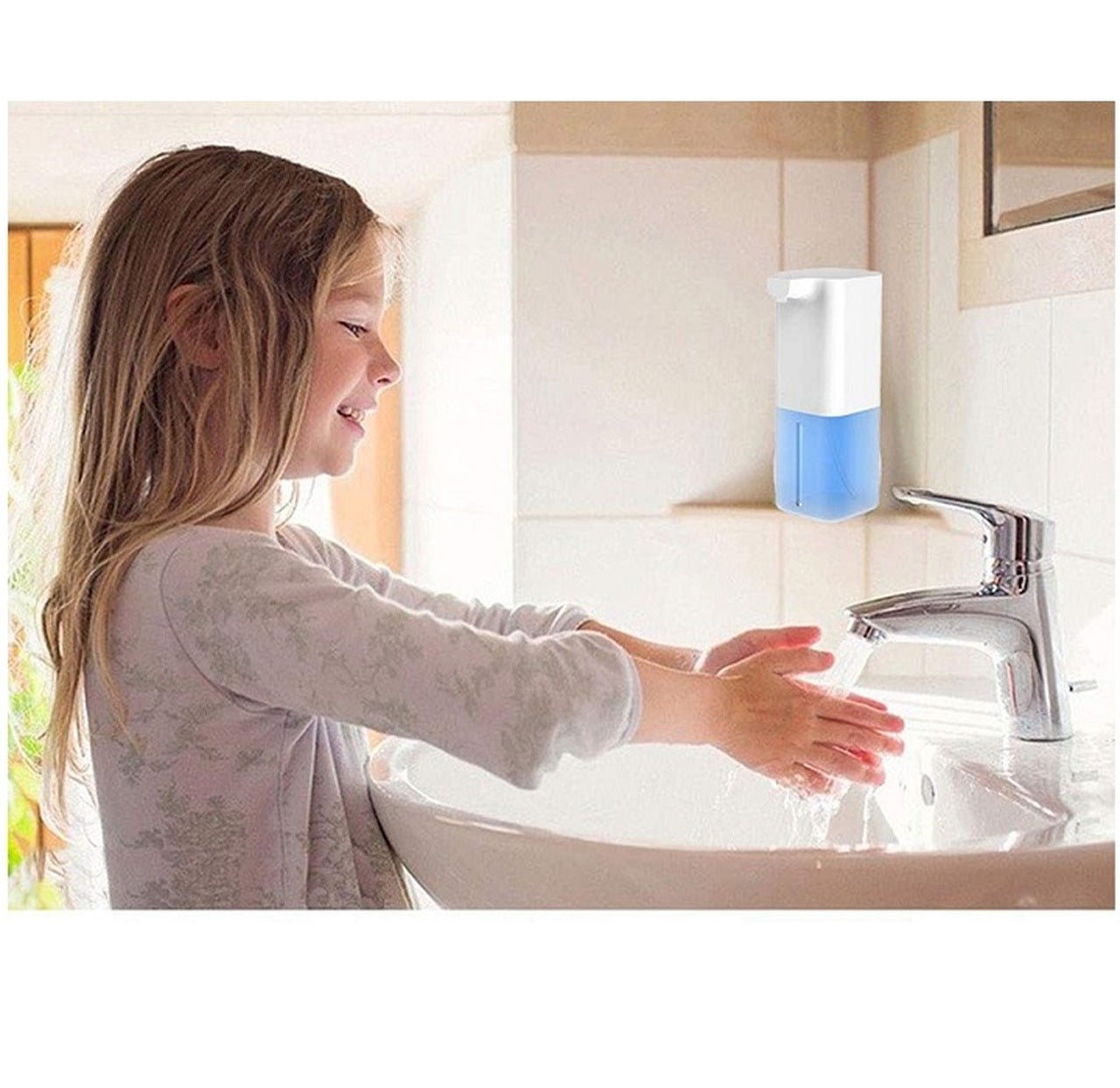 Touch-Free Rechargeable Liquid Soap & Hand Sanitizer Dispenser