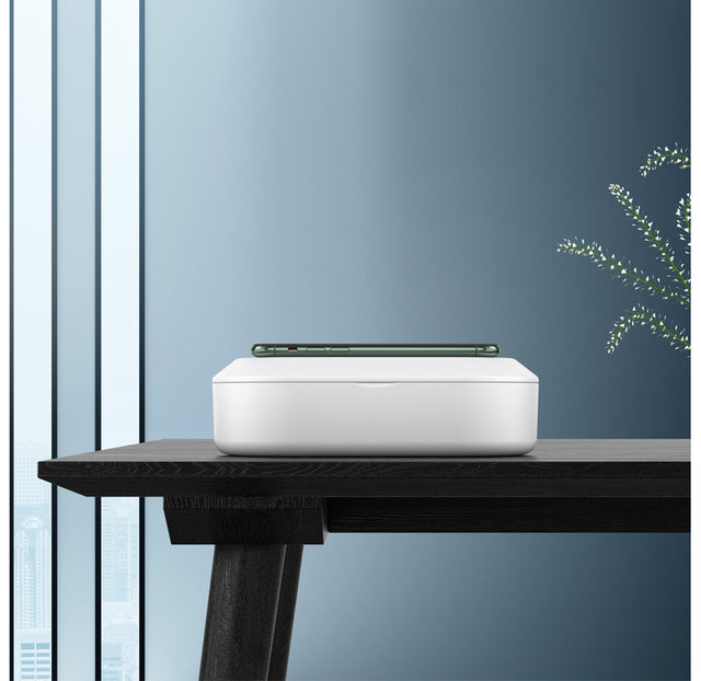 UV Sterilizer Box with 15 W Fast Wireless Charging Pad
