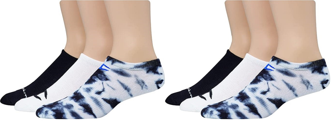 6-Pairs Champion Unisex Super No-Show Socks