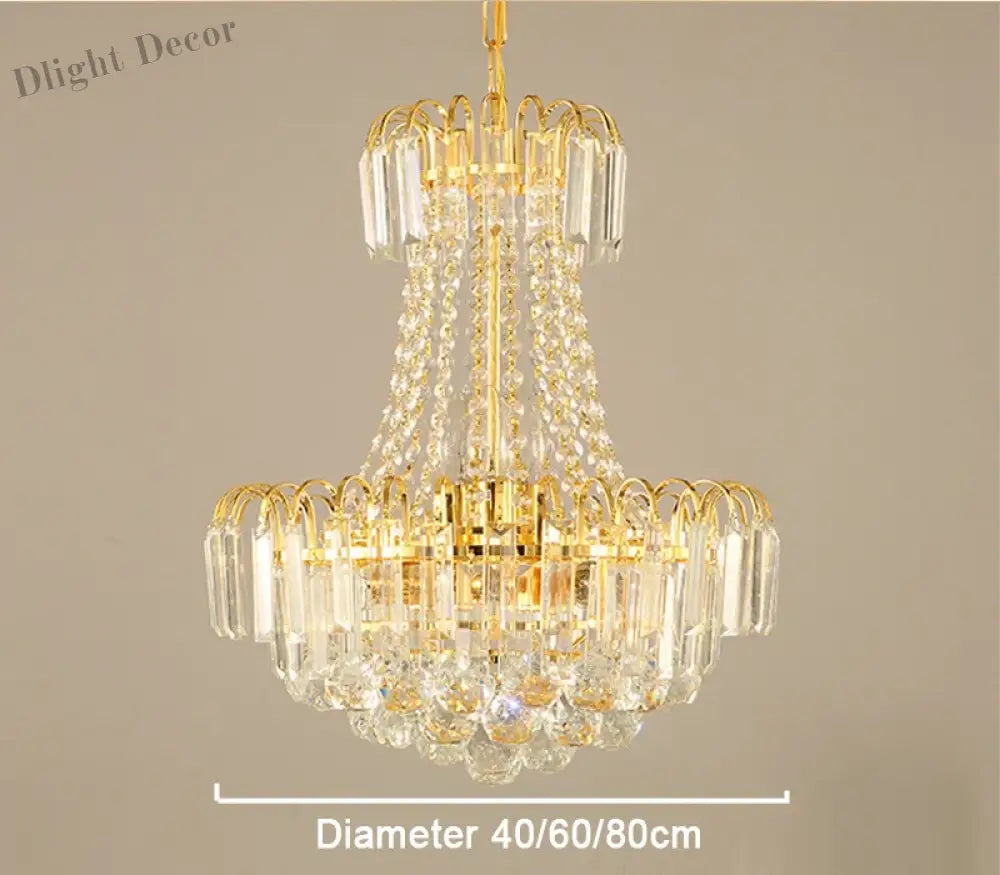 60cm Lustres Chandeliers - Elegant Home Decor for Living Rooms, Dining Rooms, and Restaurants