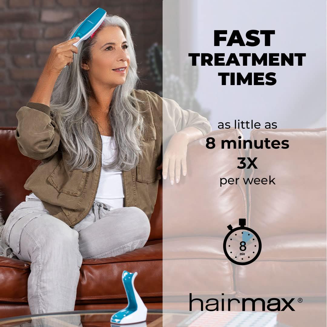 HairMax ULTIMA 12 LaserComb - Stimulates Hair Growth, Reverses Thinning, Regrows Fuller More Vibrant Hair