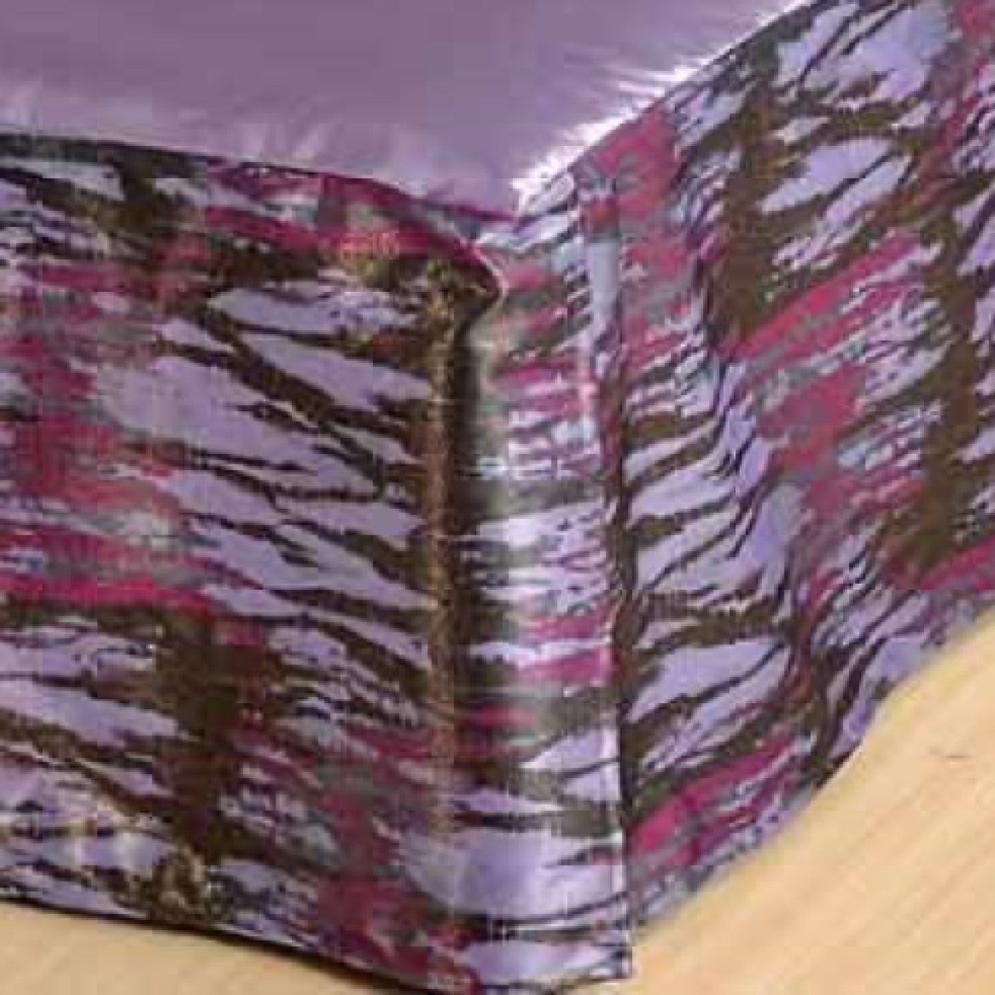 Polyester Satin Tailored Bed Skirt with 14-inch Drop