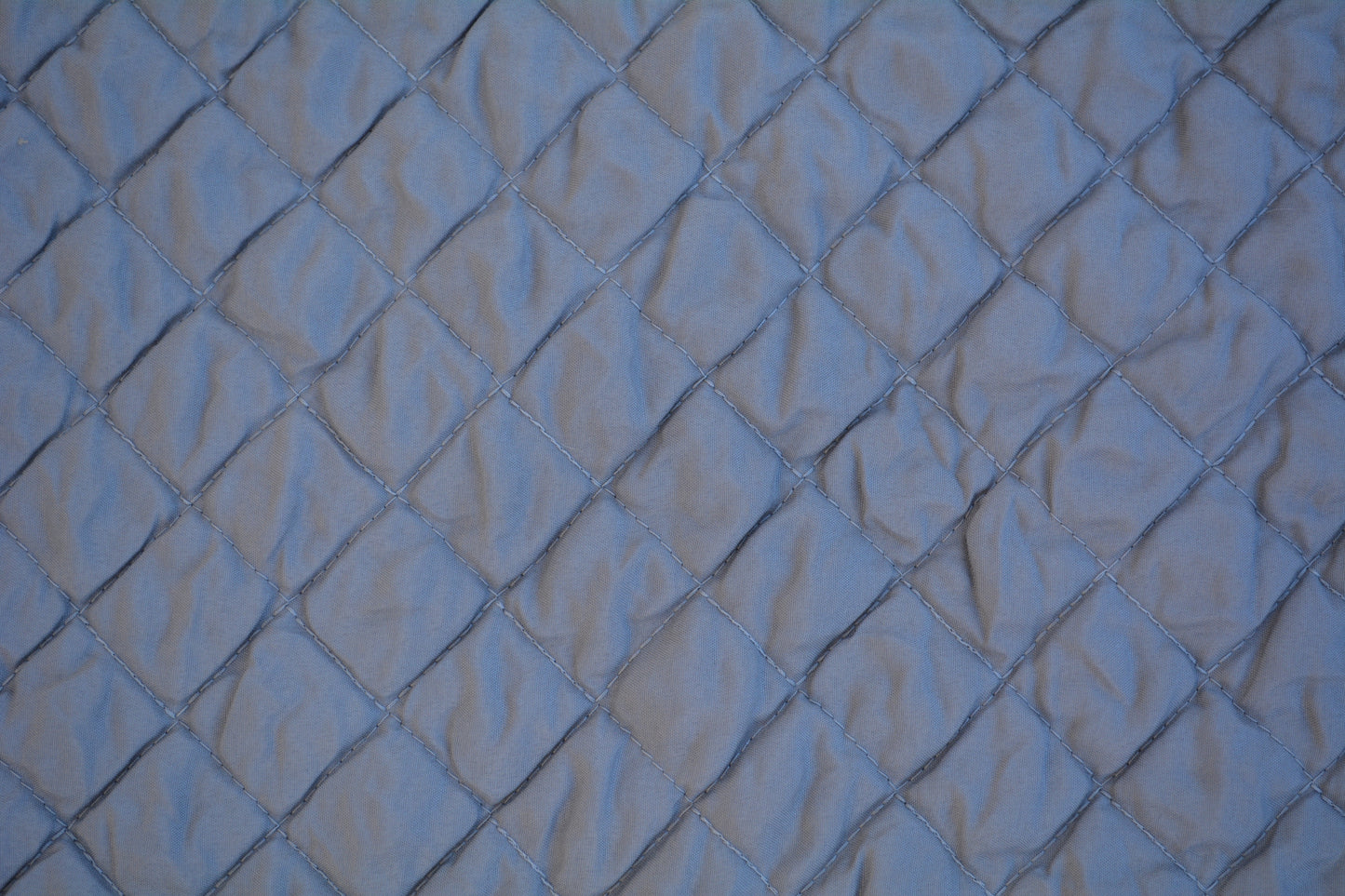 Polyester Diamond Stitch Quilted Bedspread Set, Light Gray Silver