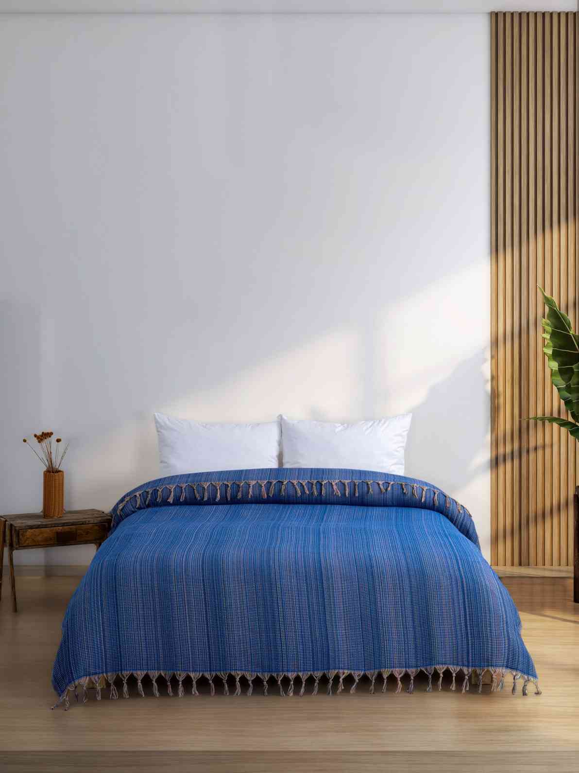 Handwoven Turkish Cotton King Size Blanket