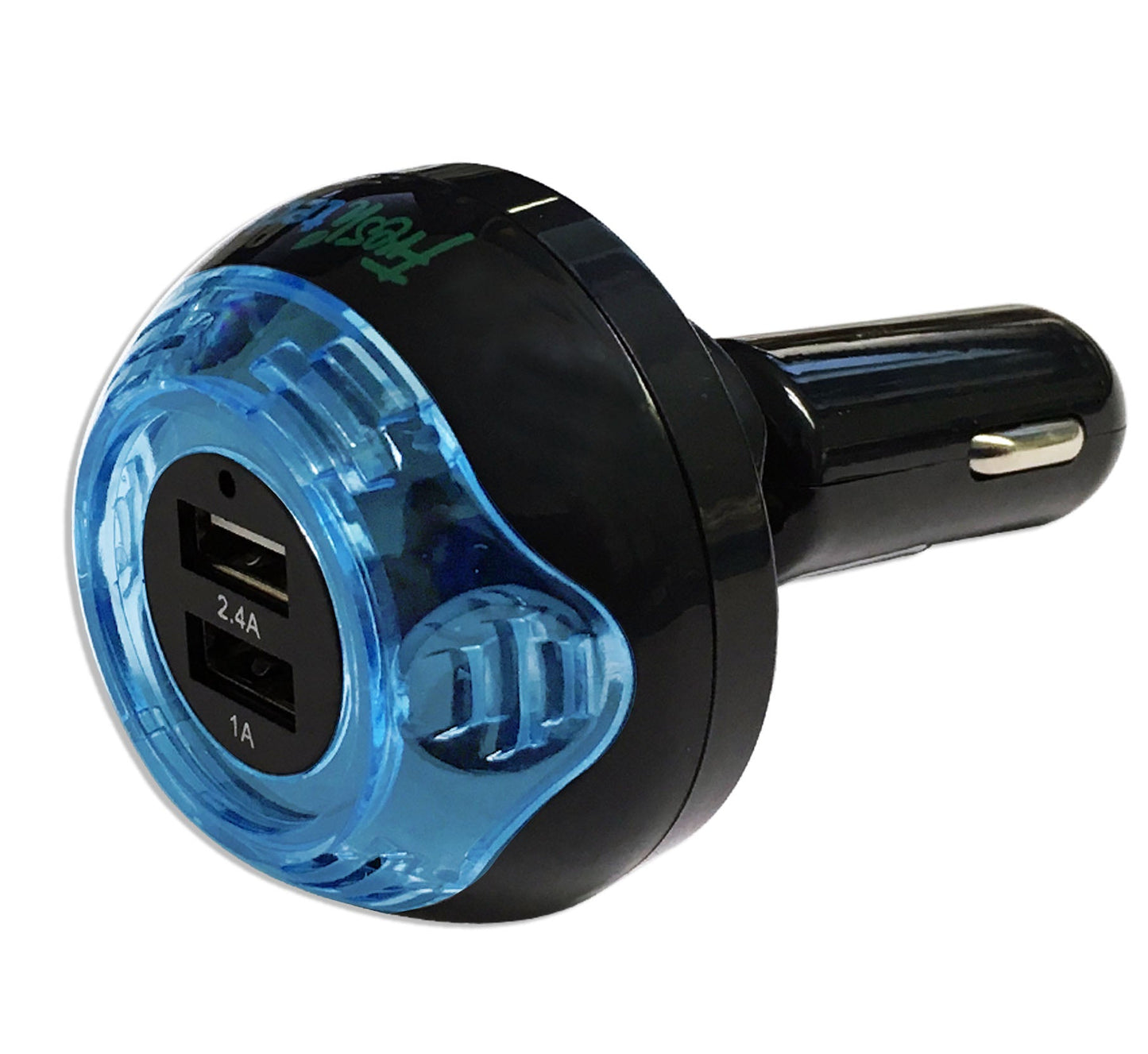 2-Pack FreshTech Dual USB Air Freshener with 6 Scent Refills