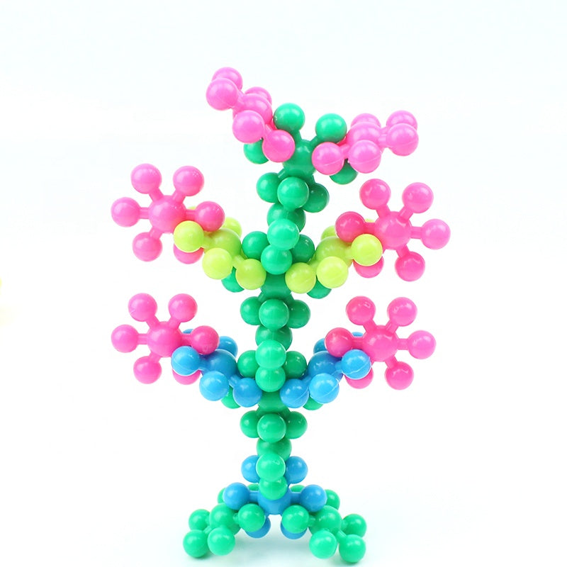 200 Pieces 3D Interlocking Building Blocks STEM Toy