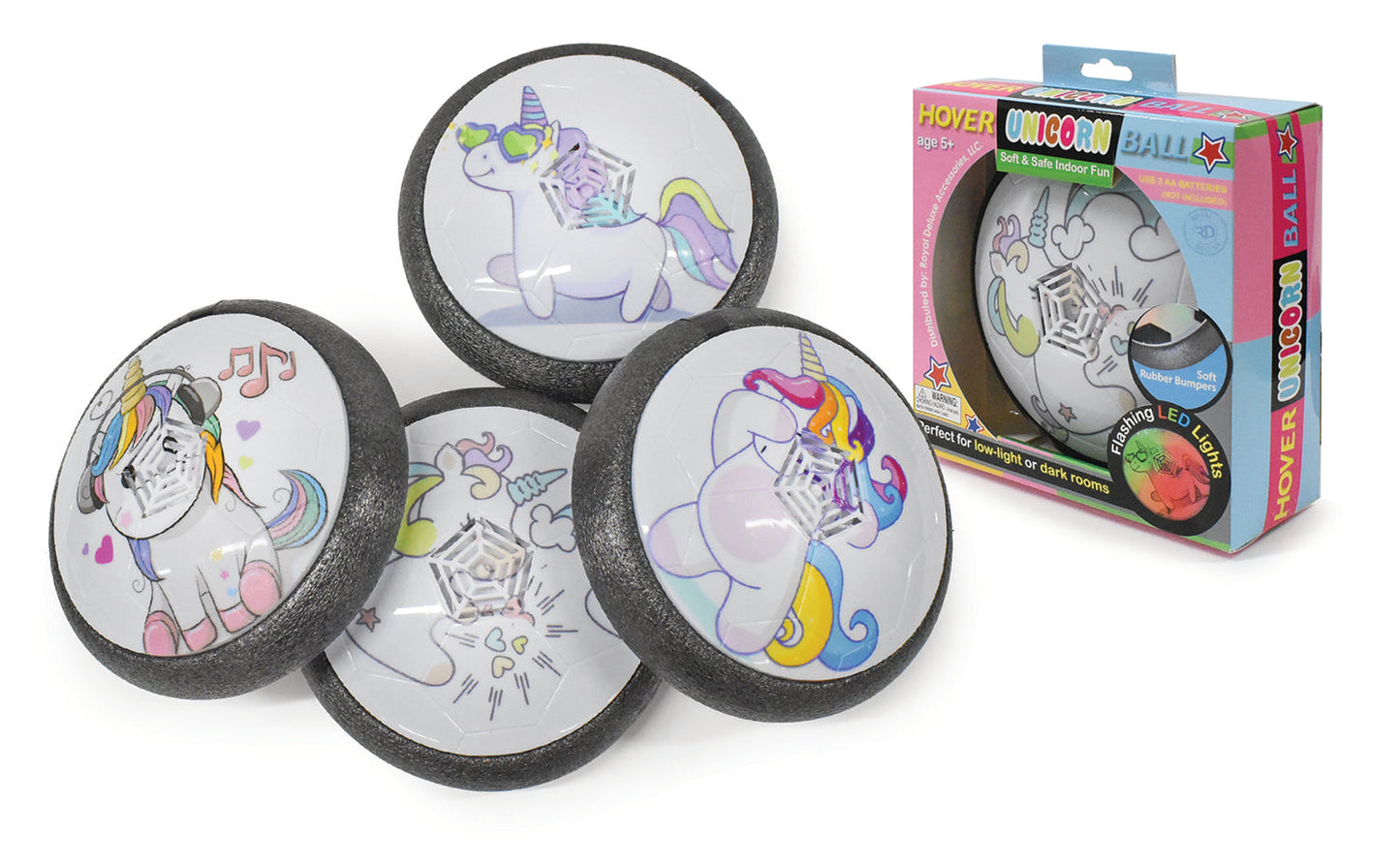 2-Pack Unicorn Hover Soccer Ball