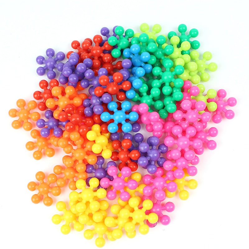 200 Pieces 3D Interlocking Building Blocks STEM Toy