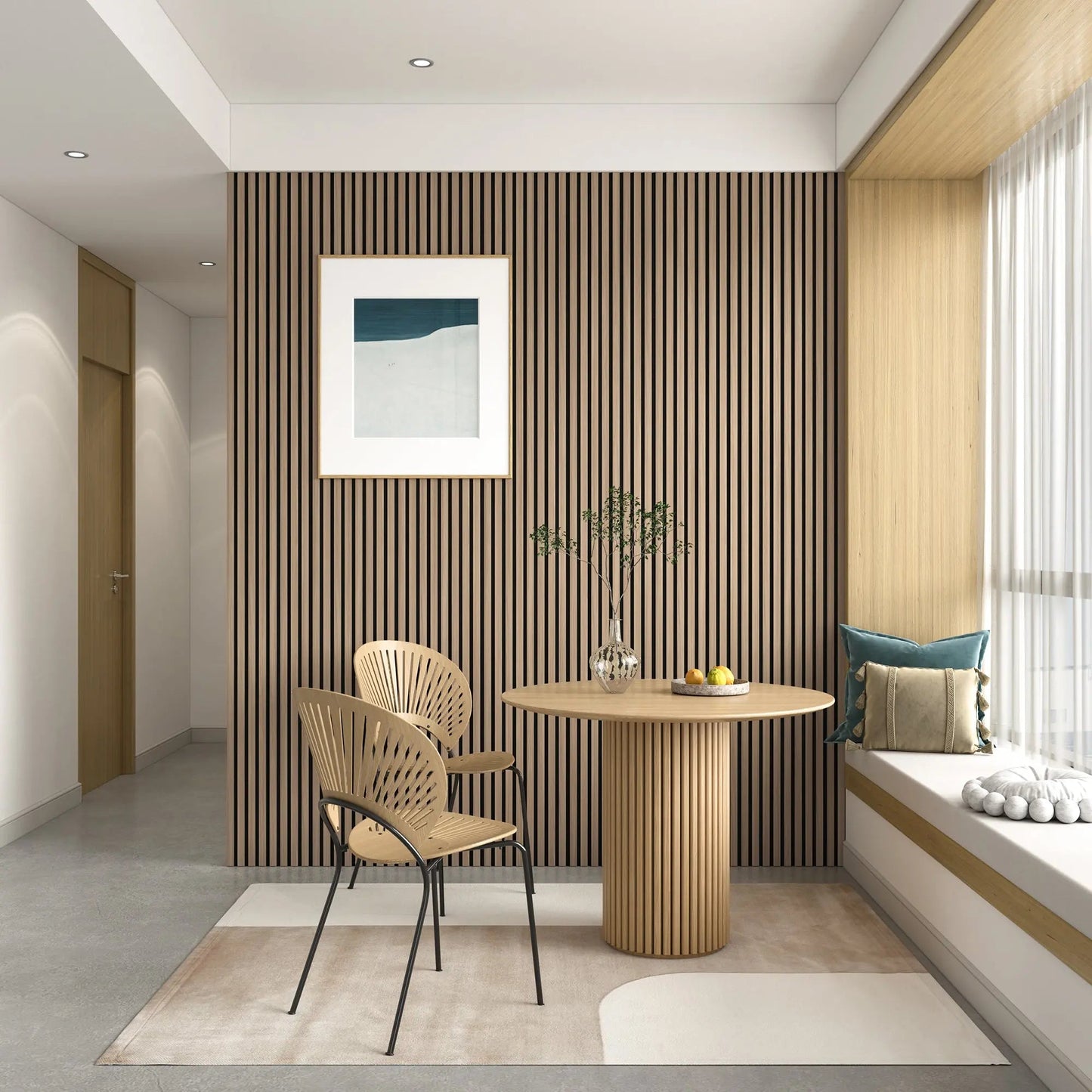 MDF Acoustic Slat Wood Wall Panels