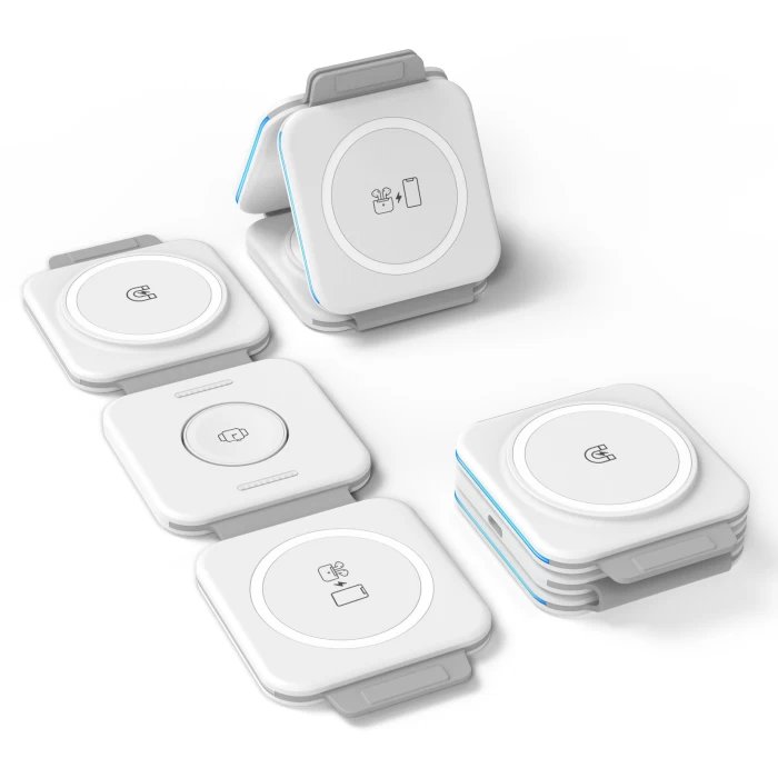 3-in-1 Wireless Foldable Charging Station