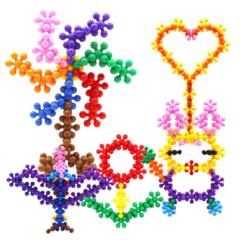 200 Pieces 3D Interlocking Building Blocks STEM Toy