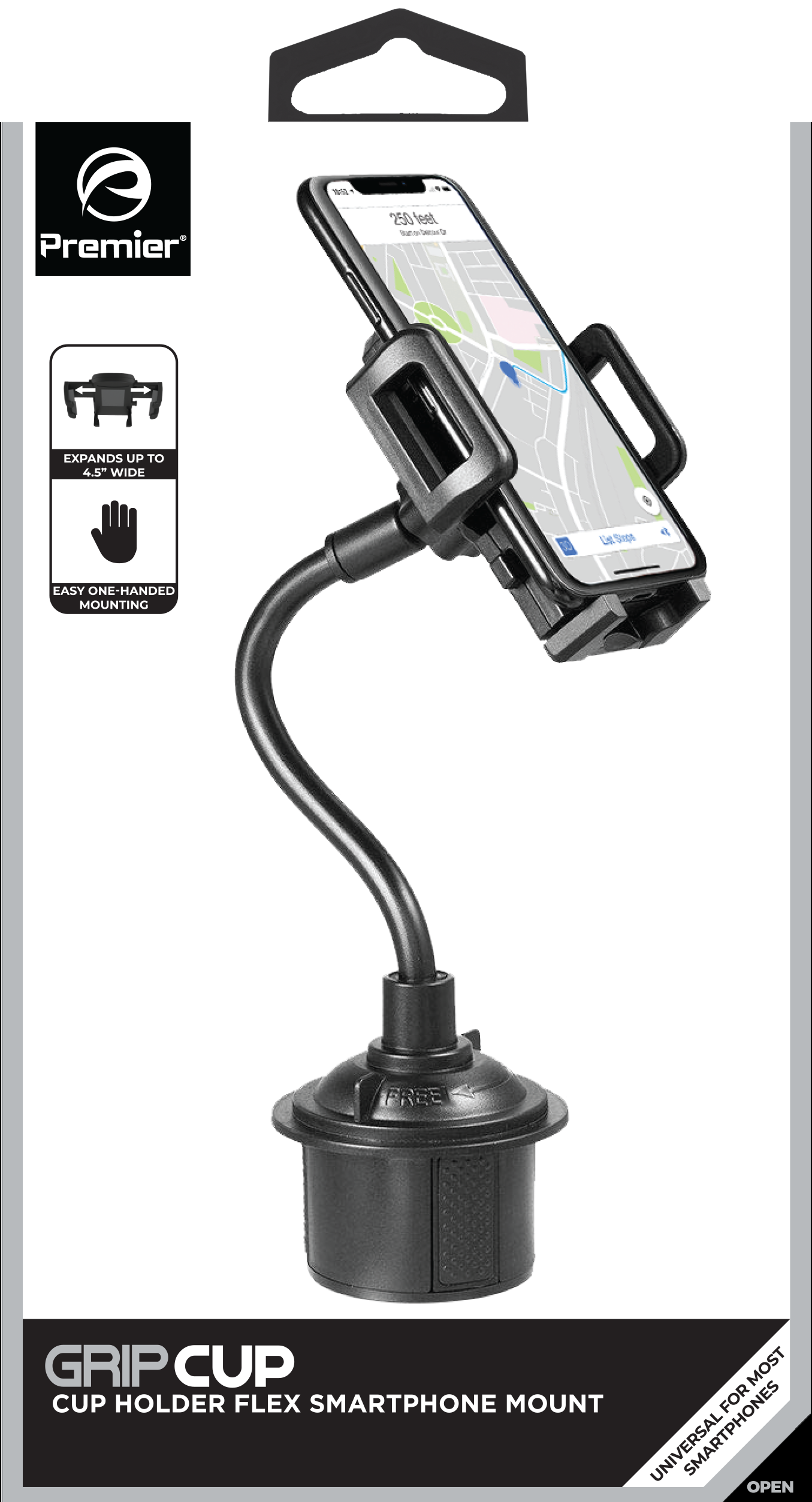 Universal Cup Holder Mount PSLCUP: Securely Dock Your Device On-The-Go