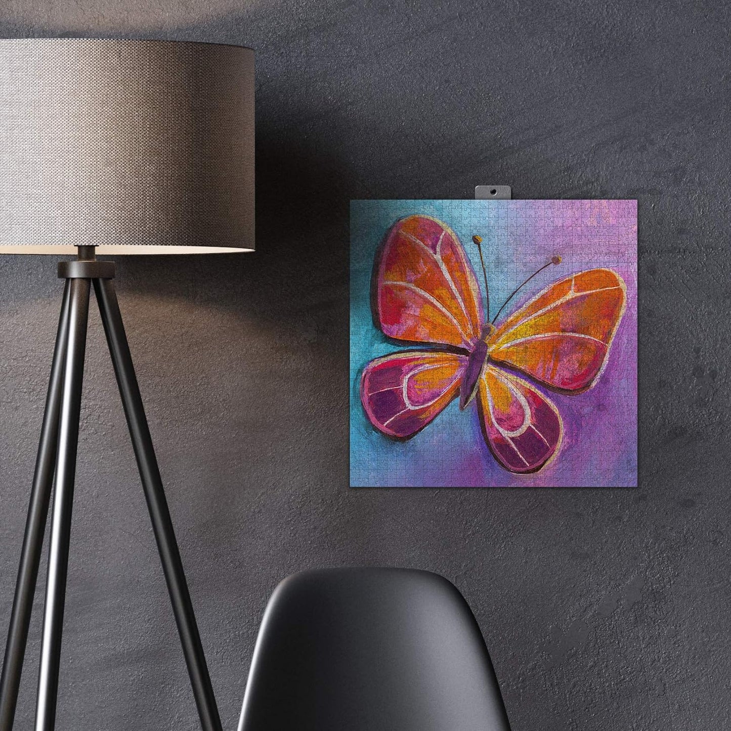 QuizQuirk 1000 Piece Puzzle, Butterfly Painting Jigsaw Puzzle for Adults/Teens (Puzzle Saver Kit Included)