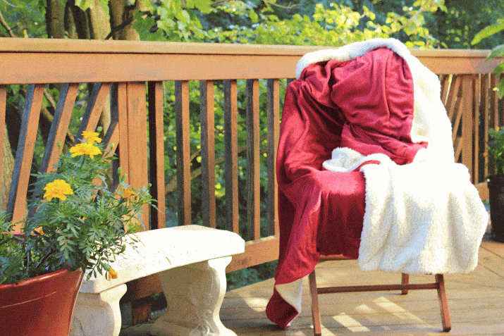 Soft Microfleece and Sherpa Red Throw Blanket
