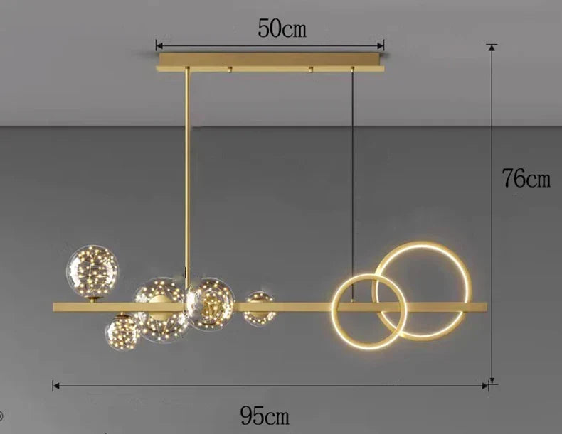 Sleek Modern Pendant Light | Modern Dining Room Lighting