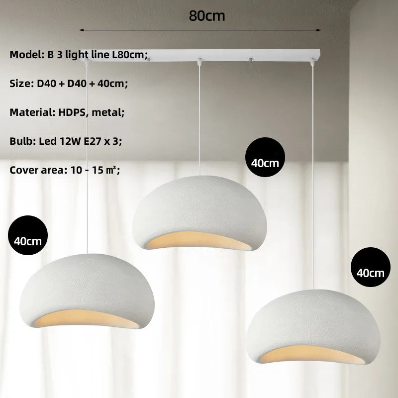 HDPS and Metal Minimalist Nordic LED Pendant Lights