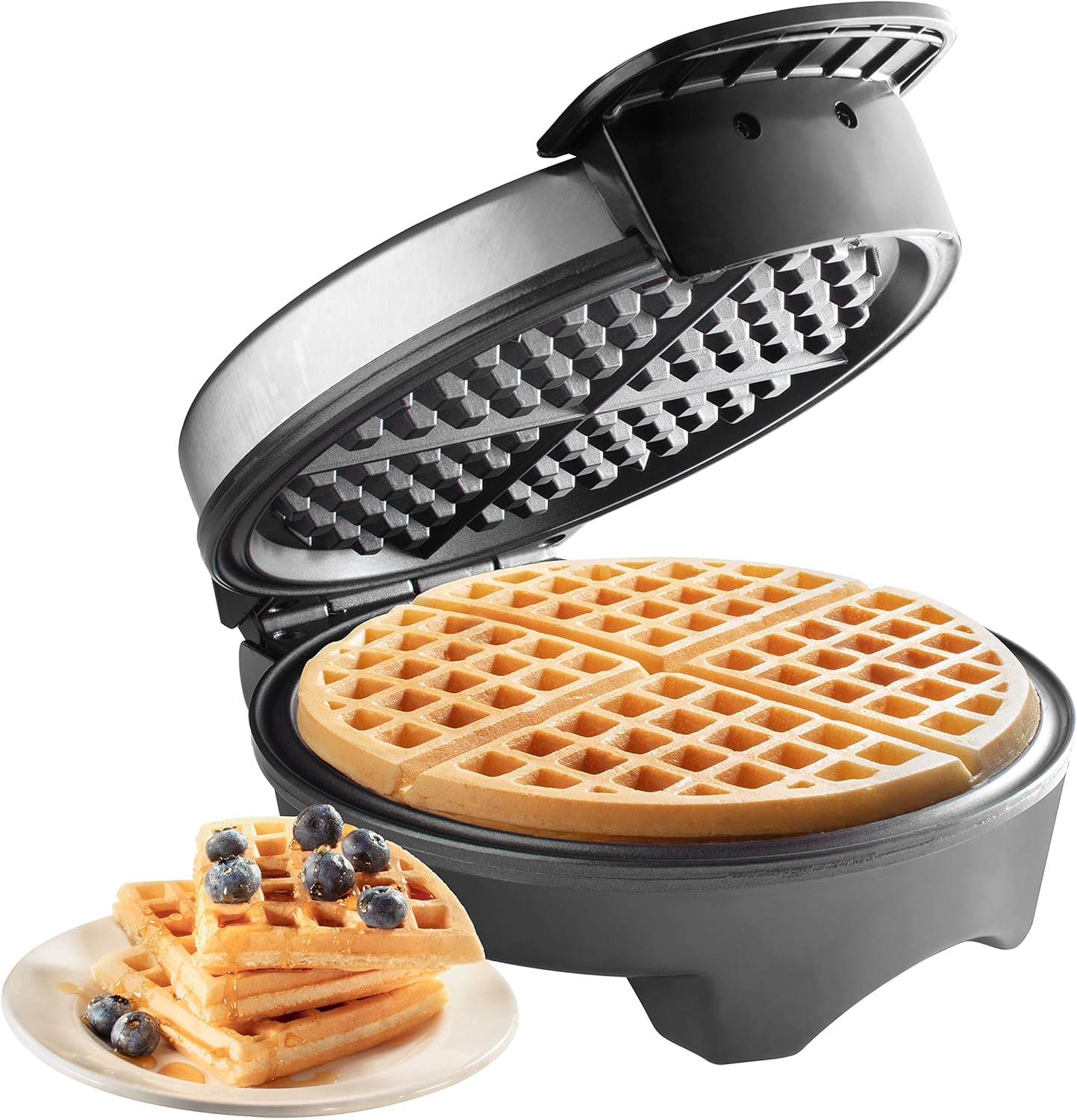Waffle Maker by Cucina Pro - Non-Stick Belgian Waffle Maker – Fast, Easy, and Convenient Waffle Cooking