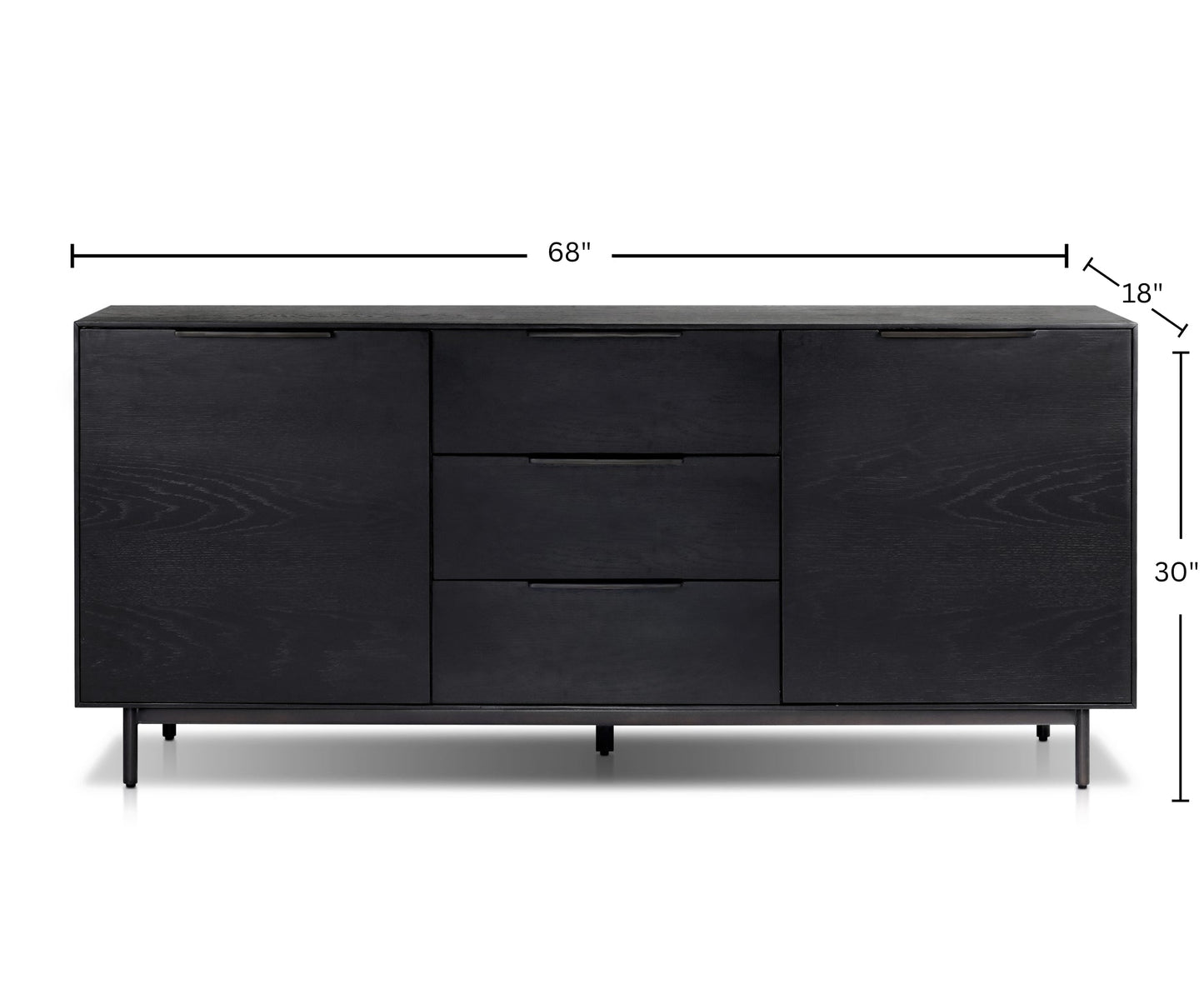 Akira Sideboard, Black