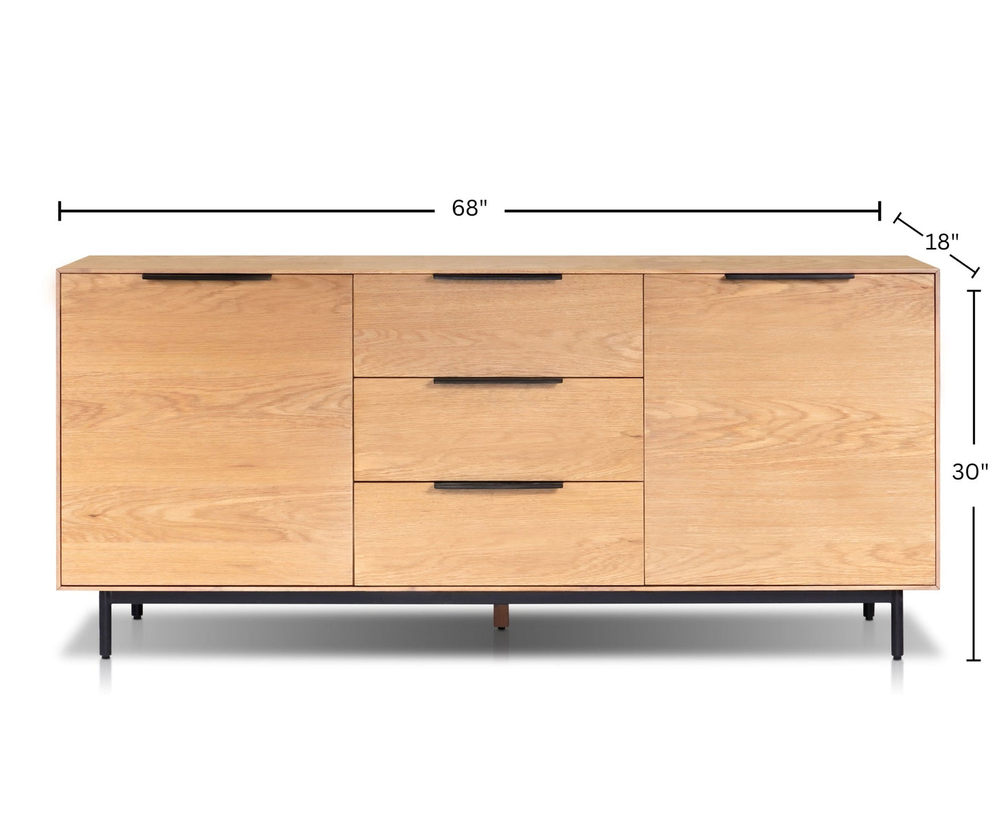 Akira Sideboard, Light Oak