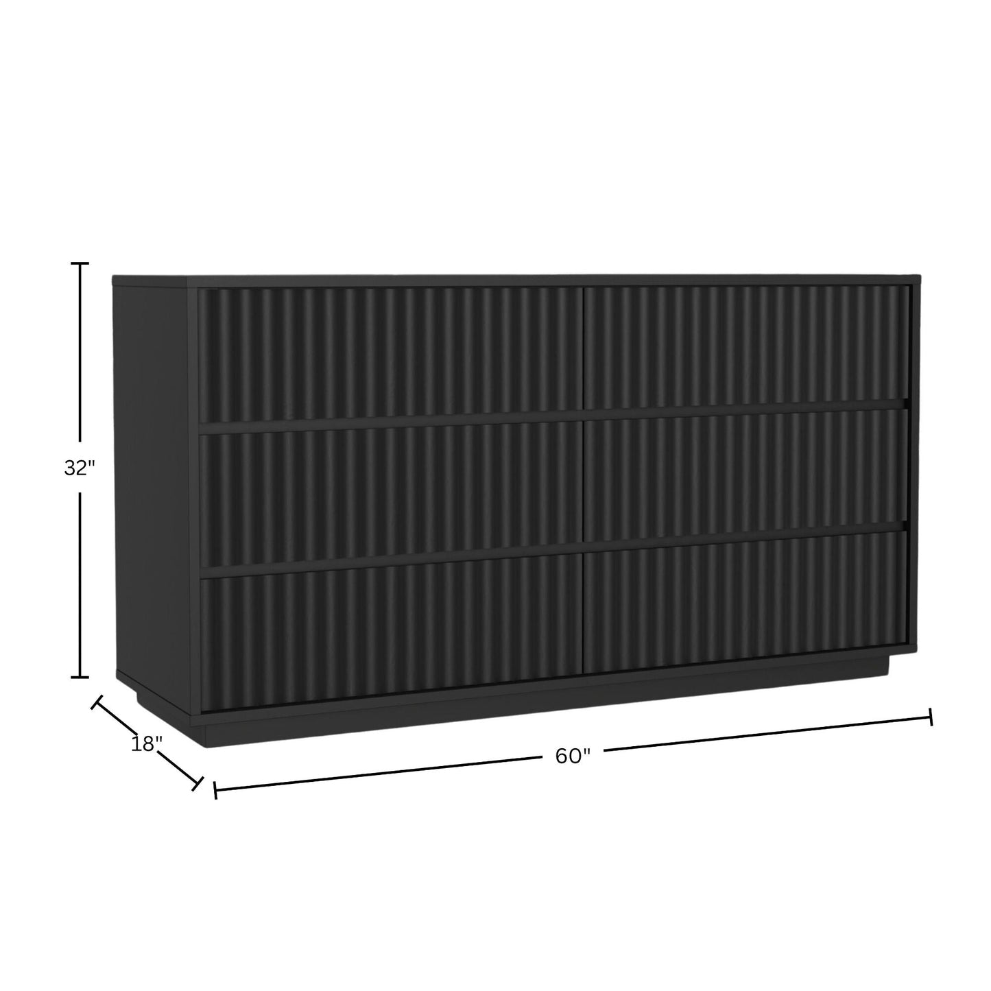 Blanca Dresser, Black