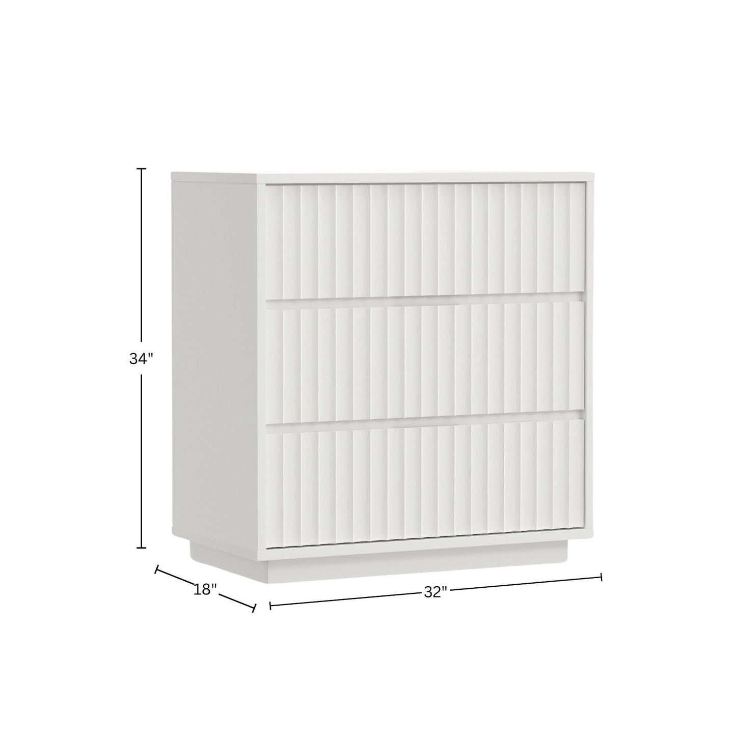 Blanca Small Chest, White