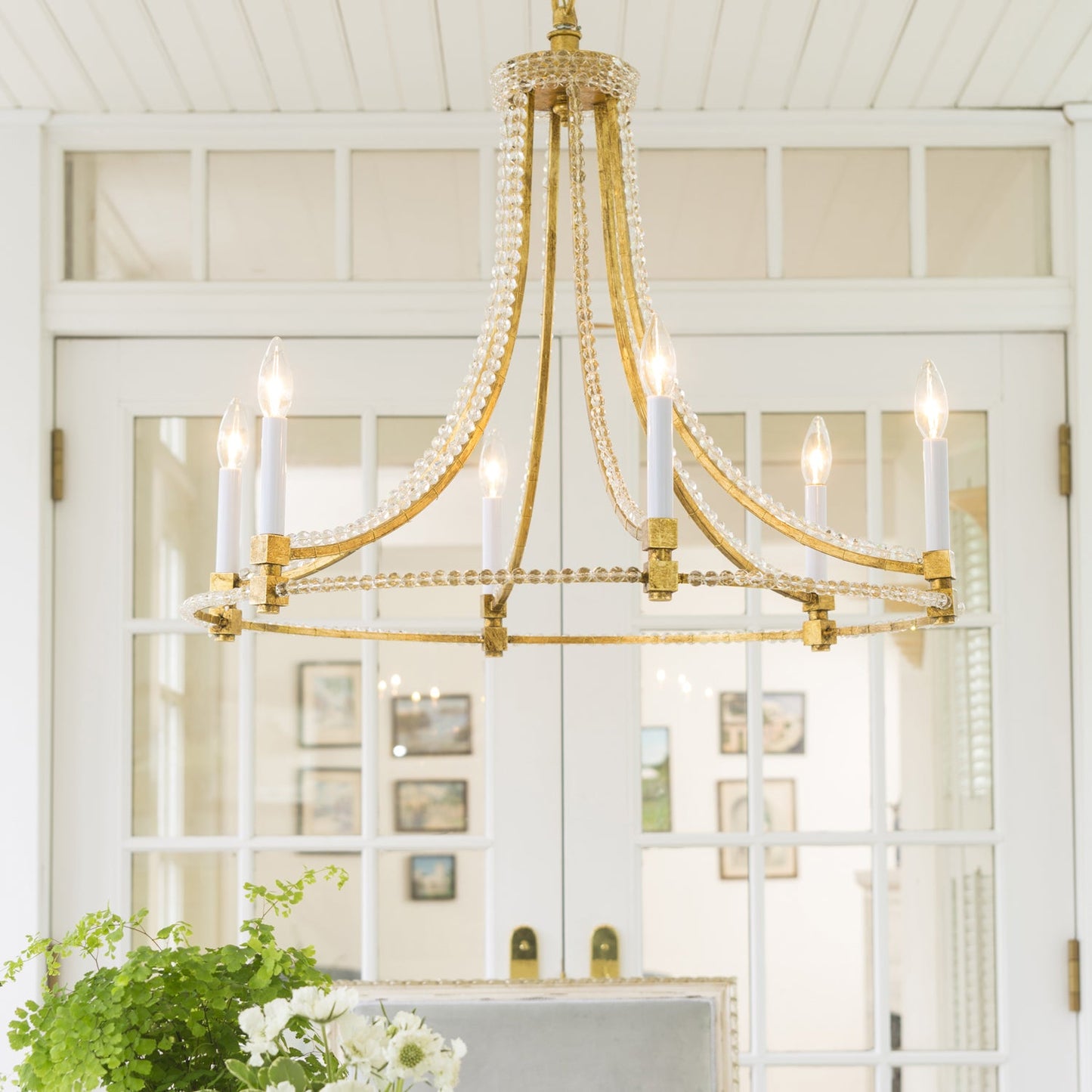 BARCELONA gold chandelier