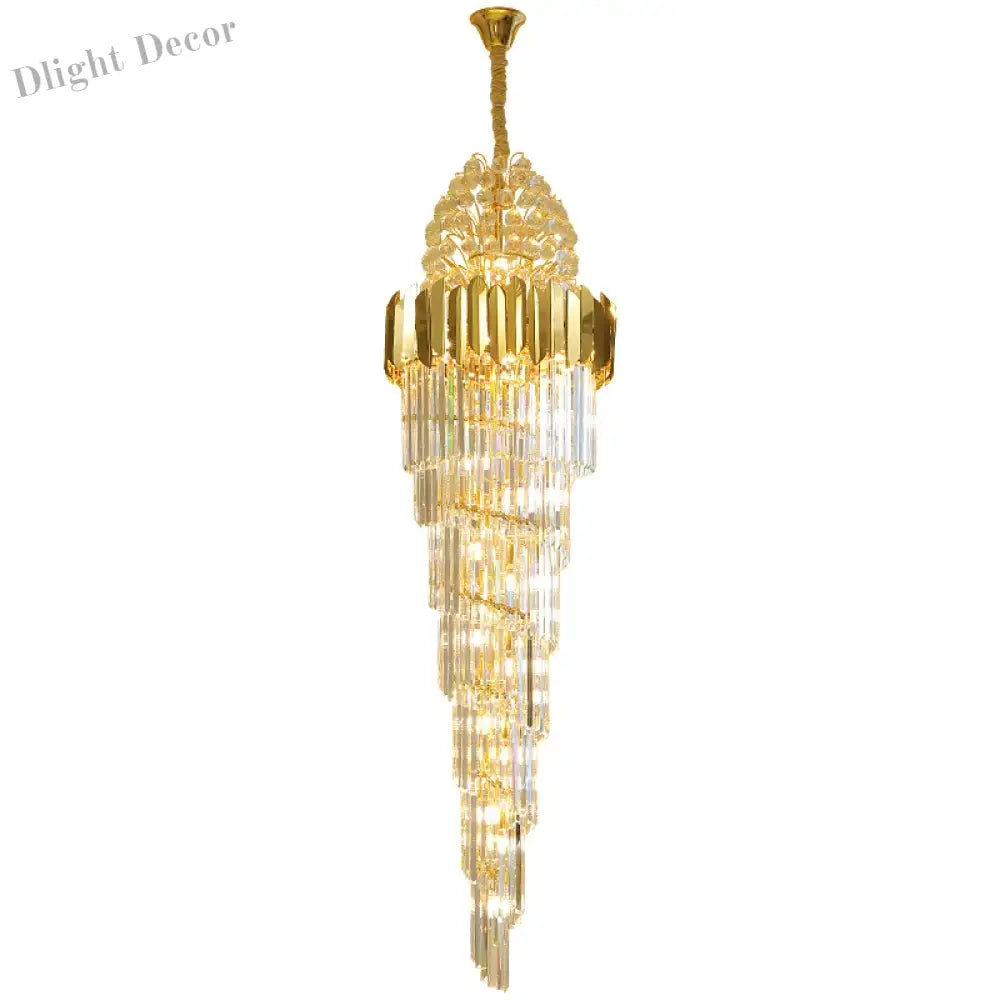 Elegant Crystal Stair Chandeliers for Elevated Interiors