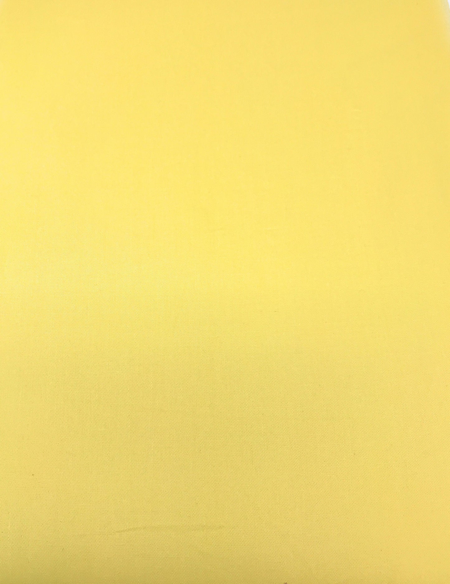 100% Cotton Solid Banana Yellow Duvet Cover Set