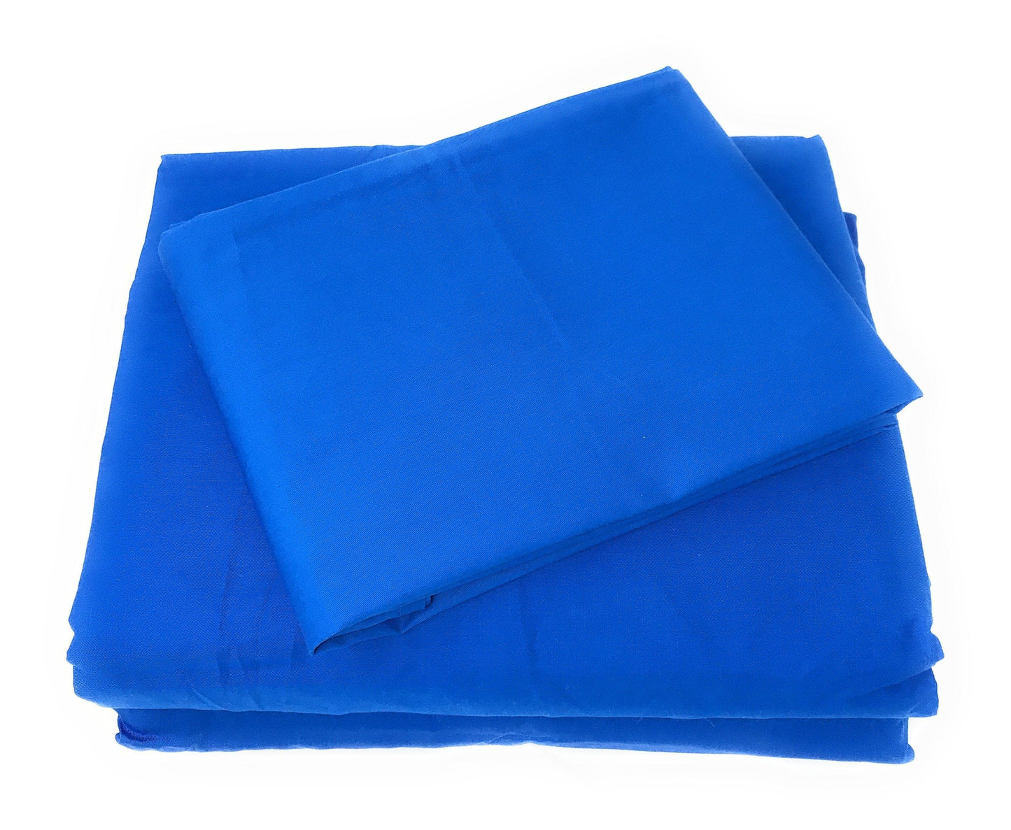 Deep Blue Cotton Duvet Cover Set for Modern Bedding