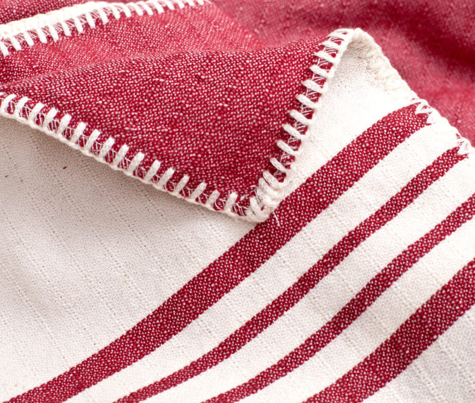 Cotton Double-Sided Farmhouse Throw