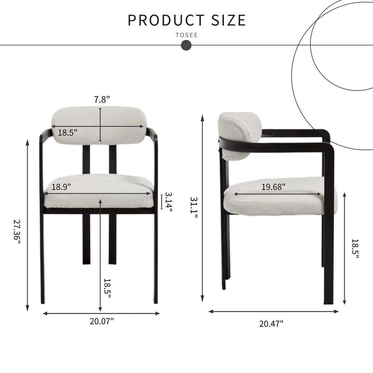 Dining Arm Chairs (Set of 2)