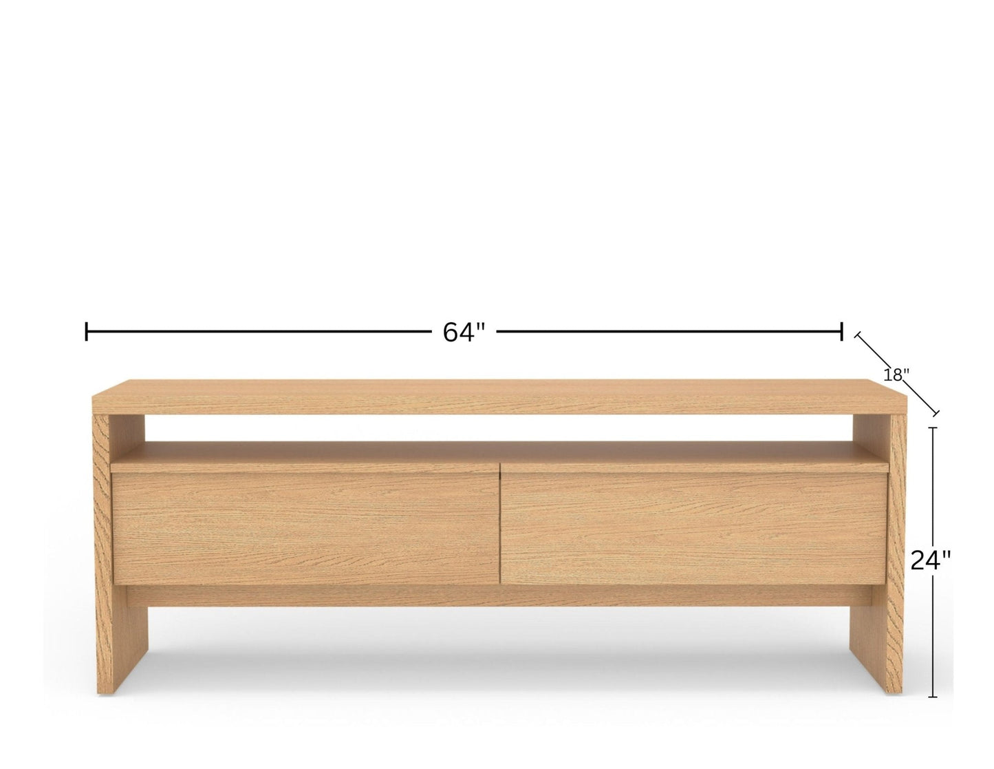 Flo TV Console, Natural