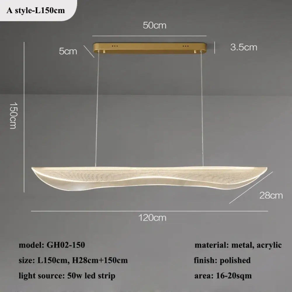 LED Acrylic Chandelier | Modern Dining Room Lighting