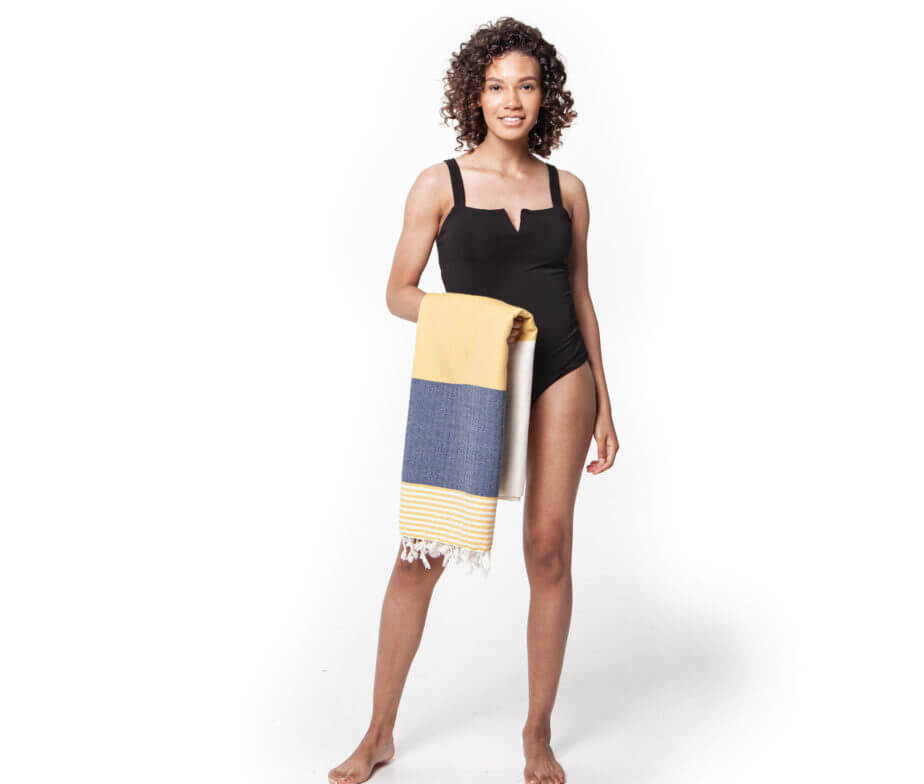 Hand Woven Turkish Cotton Towel Bundle, Multi-Color