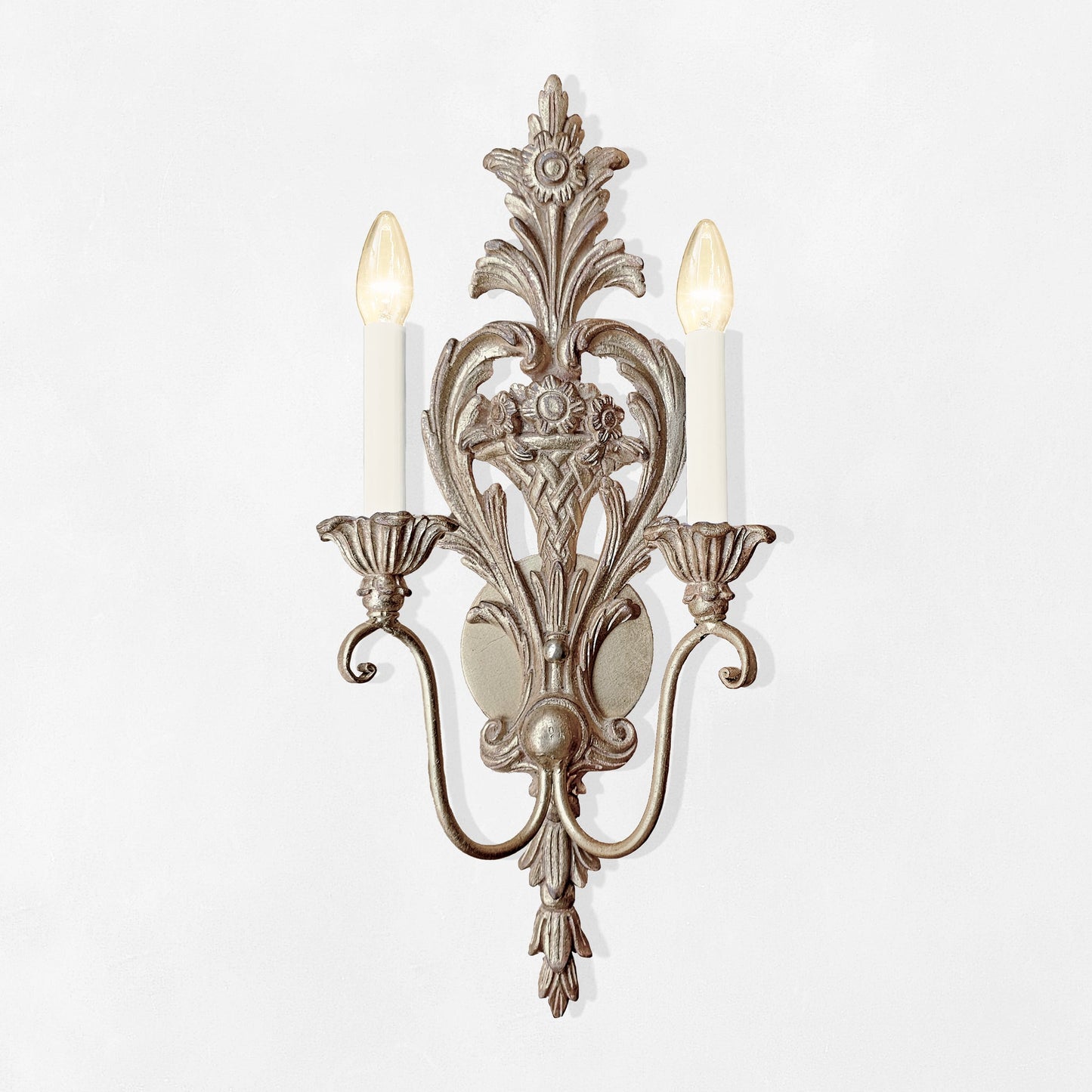CONCETTA silver sconce