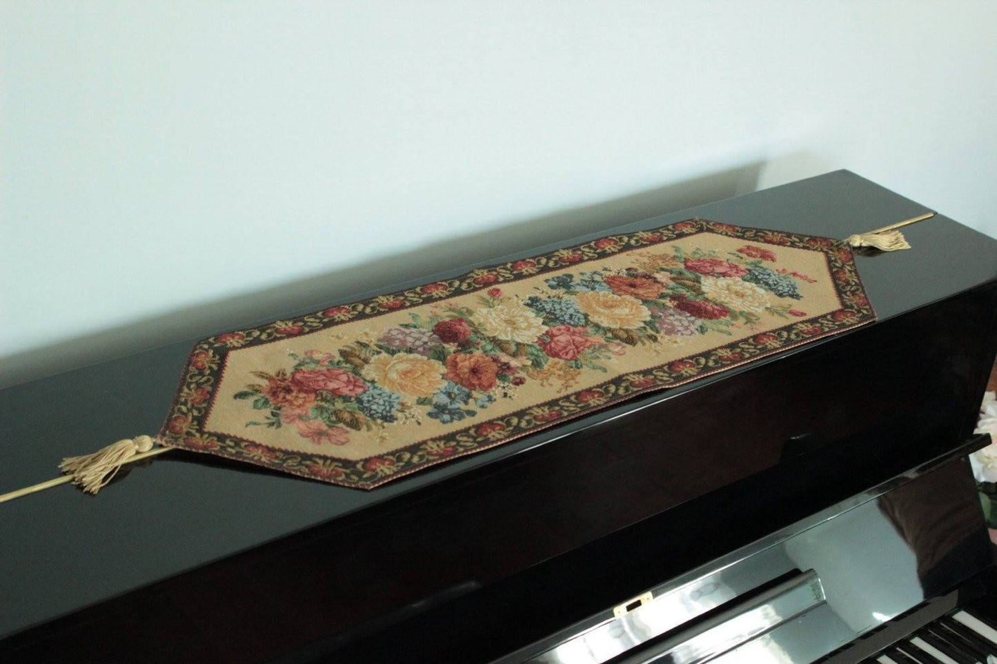 Tache Set of 3 Colorful Country Rustic Floral Morning Awakening Table Runner Set (3089B)