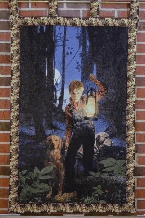 Tache Where the Red Fern Grows Tapestry Decorative Wall Hanging 28 x 47 (12243)