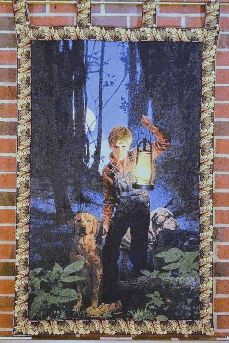 Tache Where the Red Fern Grows Tapestry Decorative Wall Hanging 28 x 47 (12243)