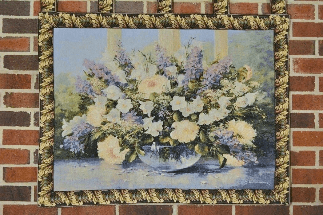 Tache Bouquet Of Flowers Tapestry Lavender Floral Wall Hanging 33 X 24 (13021)