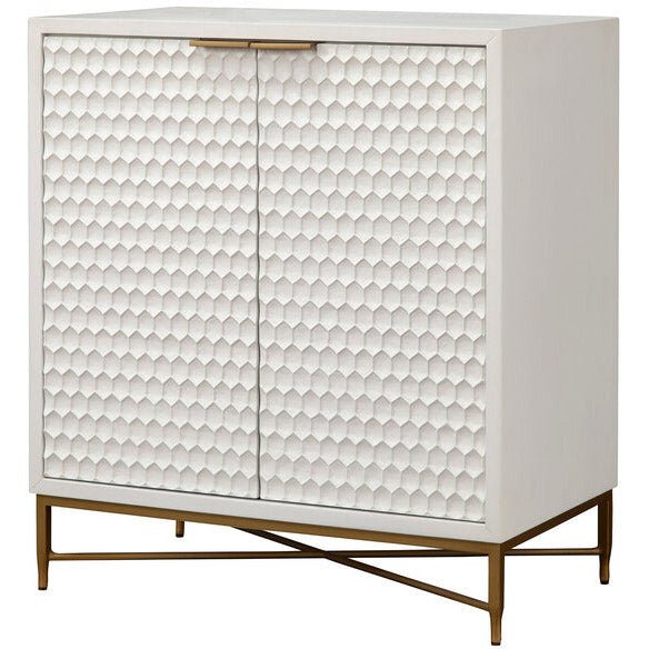 White Pearl Bar Cabinet