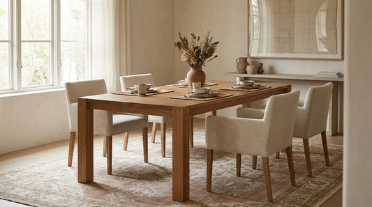 What Size Rug for a Dining Table? A Rule That Works