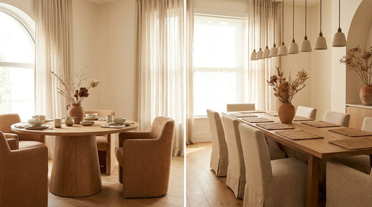 Round vs Rectangular Dining Table: How to Choose