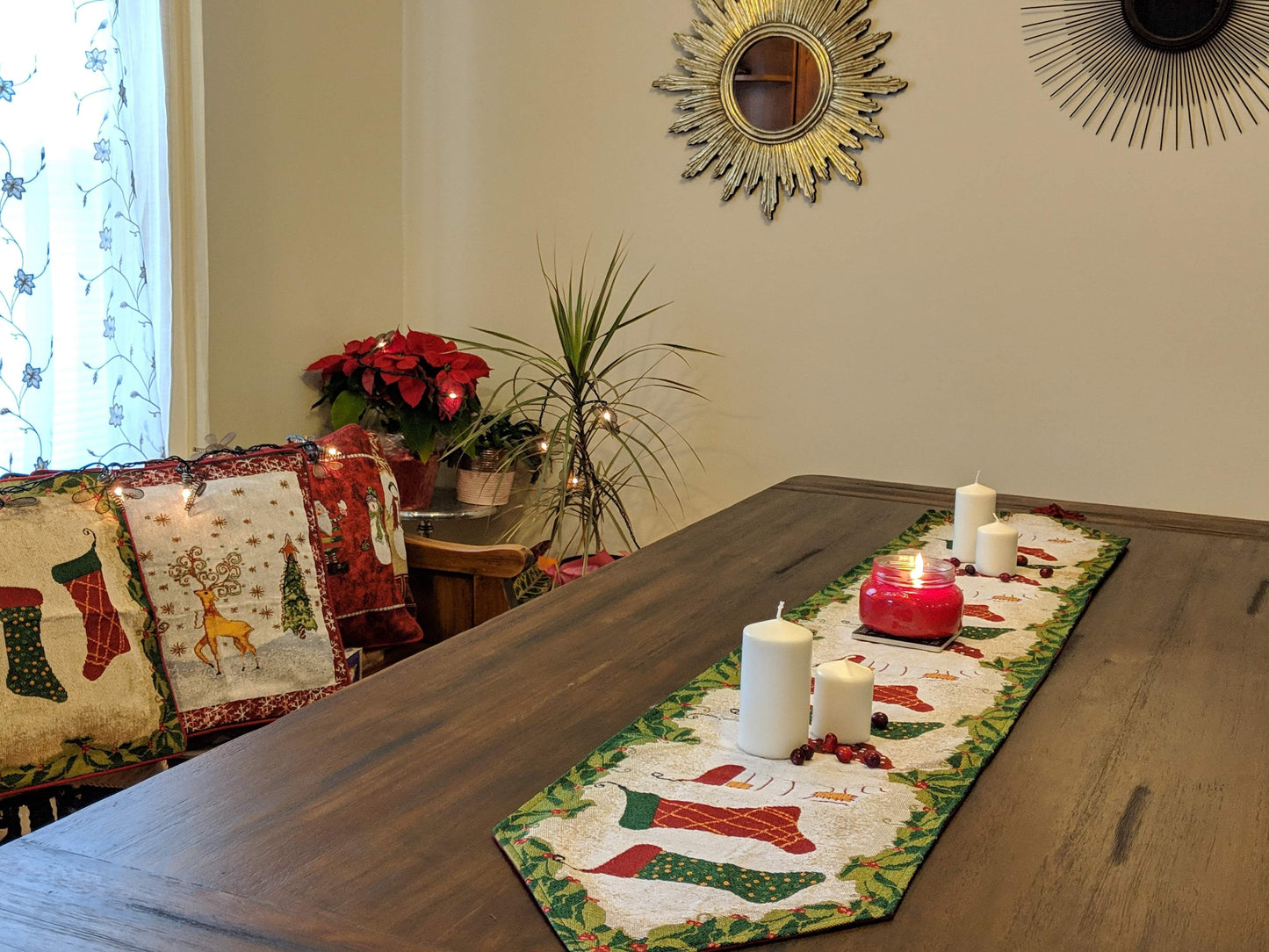 Tache Hang My Stockings By the Fireplace Table Runners (12910)