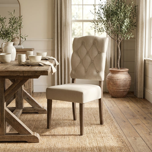 Newberry Side Chairs, Weathered Natural