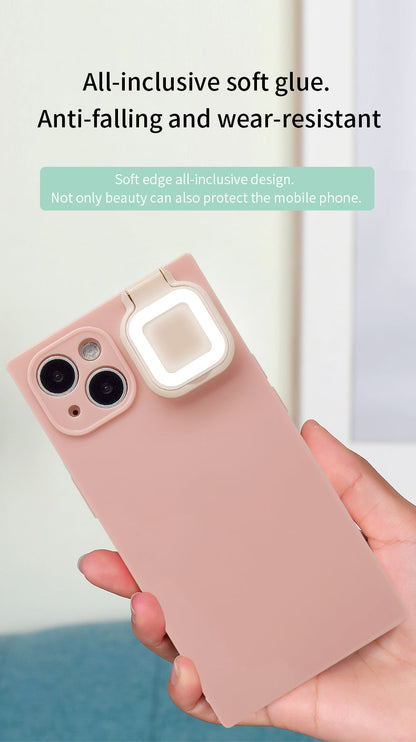 Ring Selfie Flip Light iPhone Case - 3 Colors