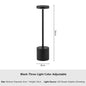 Elegant Touch Sensor LED Table Lamp - Rechargeable Desk Lamp with 3 Color Modes