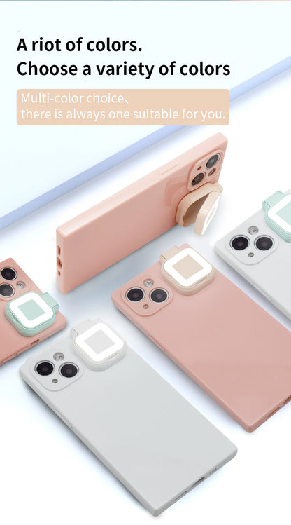 Ring Selfie Flip Light iPhone Case - 3 Colors