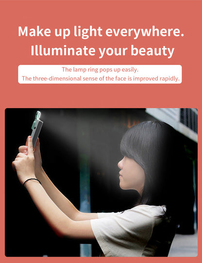 Ring Selfie Flip Light iPhone Case - 3 Colors