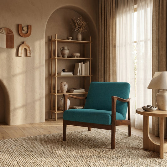 Zephyr Lounge Chair (Turquoise)