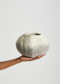 Grey Ombre Hand-Felted Wool Decorative Ukhamba Bowl